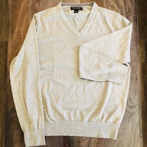 Silk/cotton/cashmere Men's V-Neck Sweater from BR